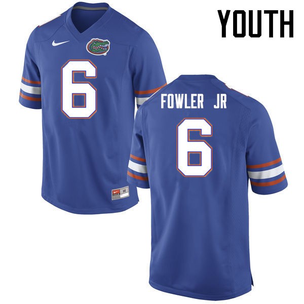 Florida Gators Youth #6 Dante Fowler Jr. College Football Jersey Blue